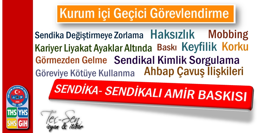 M.E.B.’de Kurum İçi Geçici Görevlendirmeler Kangren Haline Geldi.