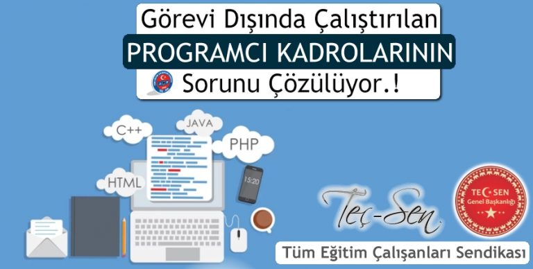 Görevi Dışında Çalıştırılan Programcı Kadrolarının Sorunu Çözülüyor.
