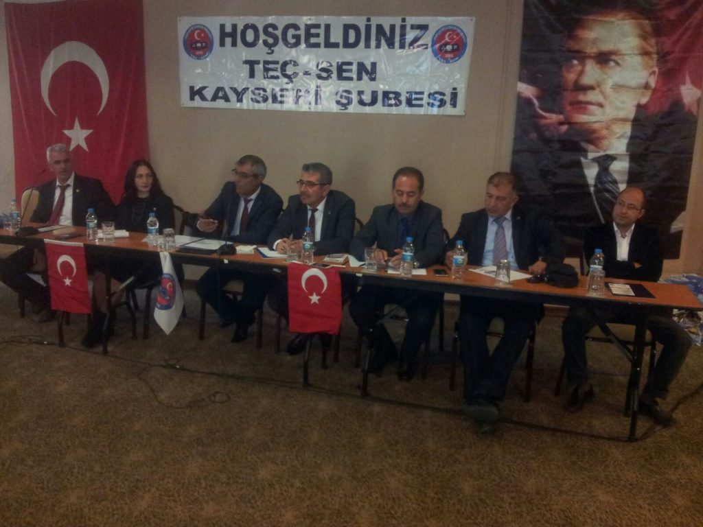 KAYSERİ ŞUBE YÖNETİMİ İLE İLÇE YÖNETİMLERİMİZ OLARAK İSTİŞARE TOPLANTISI YAPILMIŞTIR