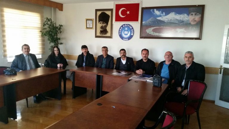 TÜRK EĞİTİM SEN KAYSERİ 1 NOLU ŞUBESİNE ZİYARETTE BULUNULDU