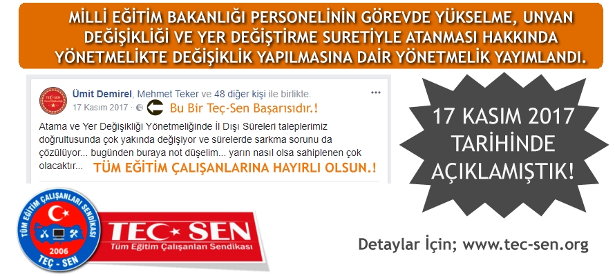 Teç-Sen’den Bir Başarı Daha..