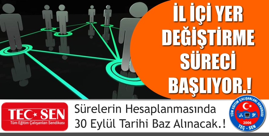 2018 İl İçi İsteğe Bağlı Yer Değişikliği Başvuruları Başladı