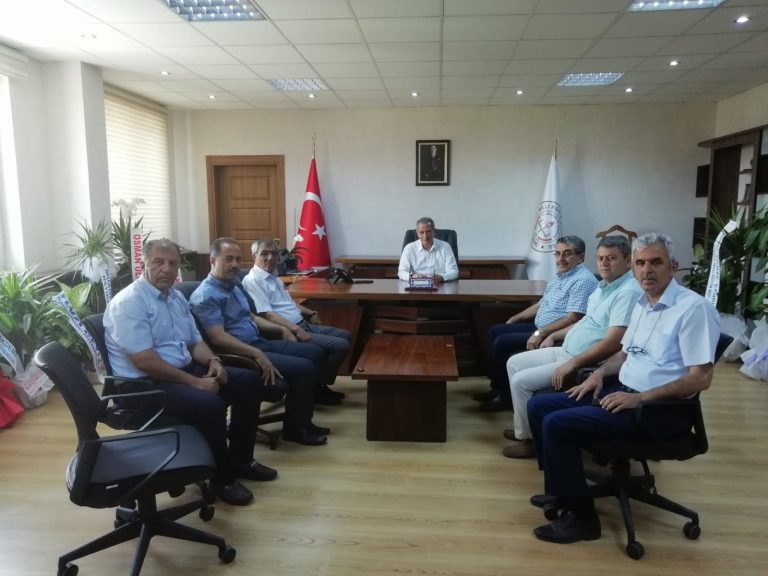 YENİ İL MİLLİ EĞİTİM MÜDÜRÜMÜZ CELALETTİN EKİNCİ’YE NEZAKET ZİYARETİNDE BULUNDUK