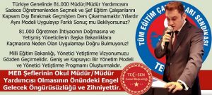 Genel Başkanımız Ümit DEMİREL, Milli Eğitim Bakanımıza Özel Mektup Gönderdi!