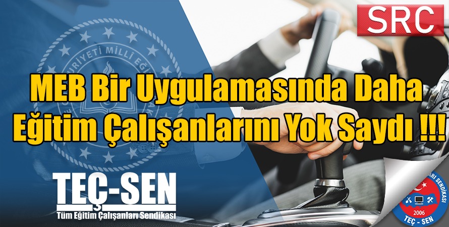 Milli Eğitim Bakanlığı personelleri arasında ayrımcılığa devam ediyor.