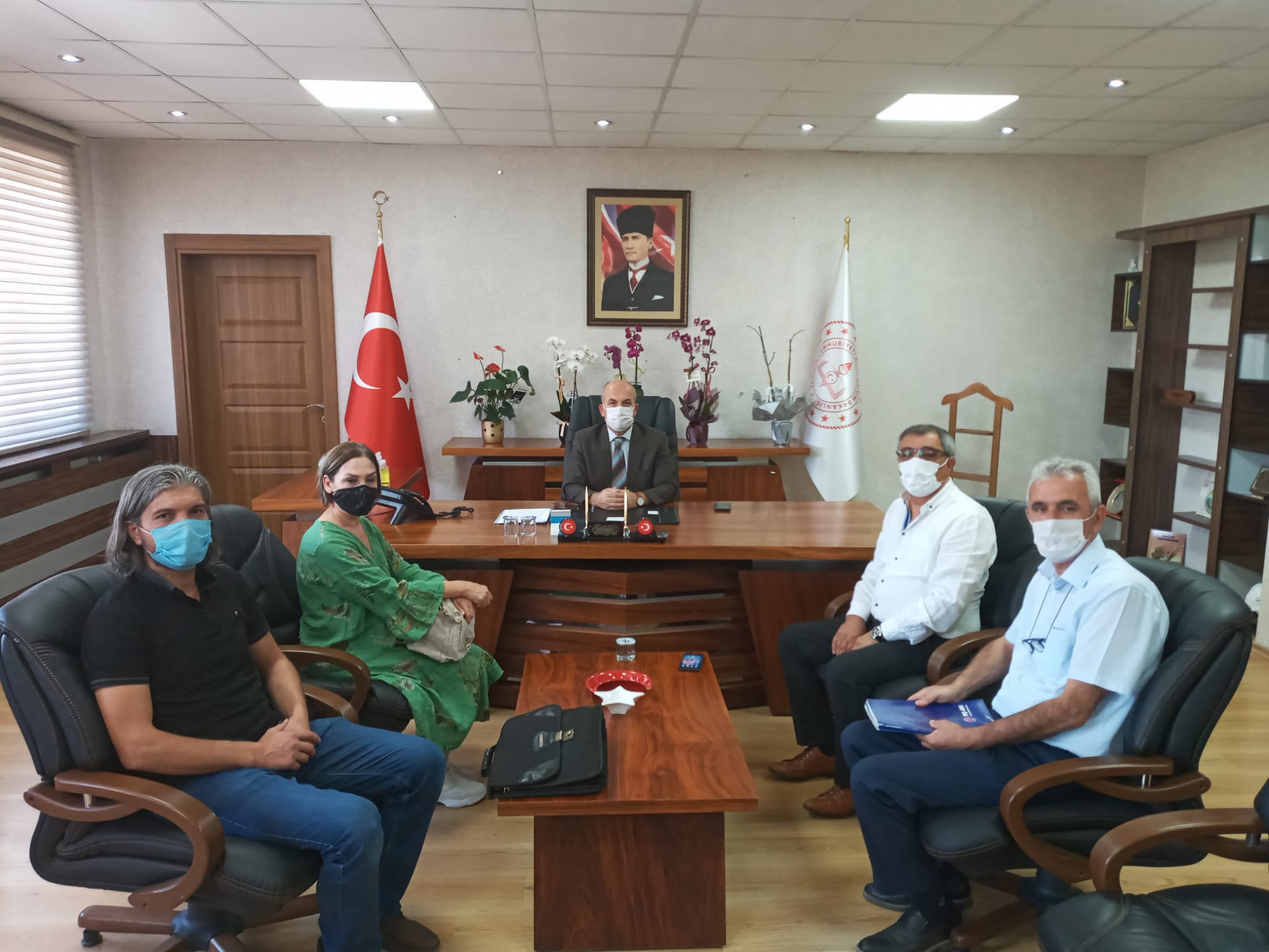 İl Milli Eğitim Müdürümüz Sayın: Ahmet Sami DURGUN’u Makamında Ziyaret Ettik.