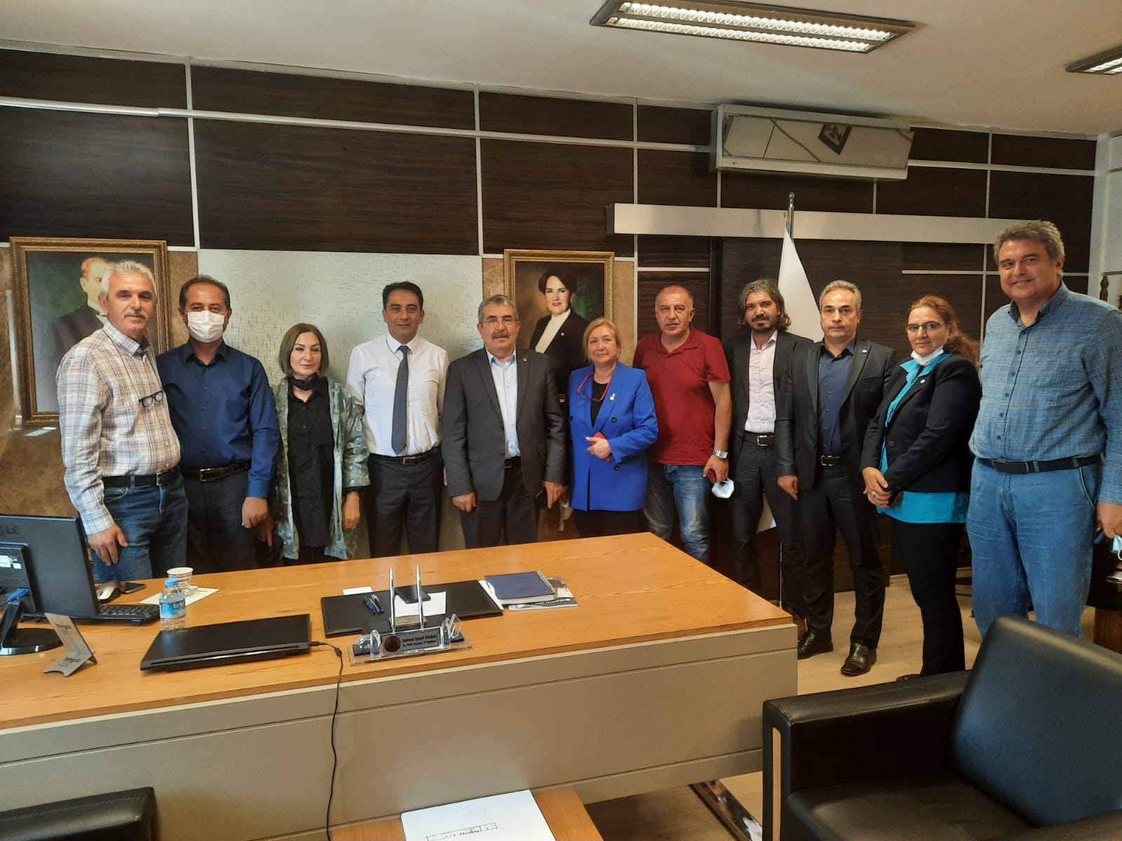 %1’lik Sendika Zulmü İçin Parti Ziyaretleri Başlamıştır. İyi Parti İl Başkanlığını Ziyaretimiz