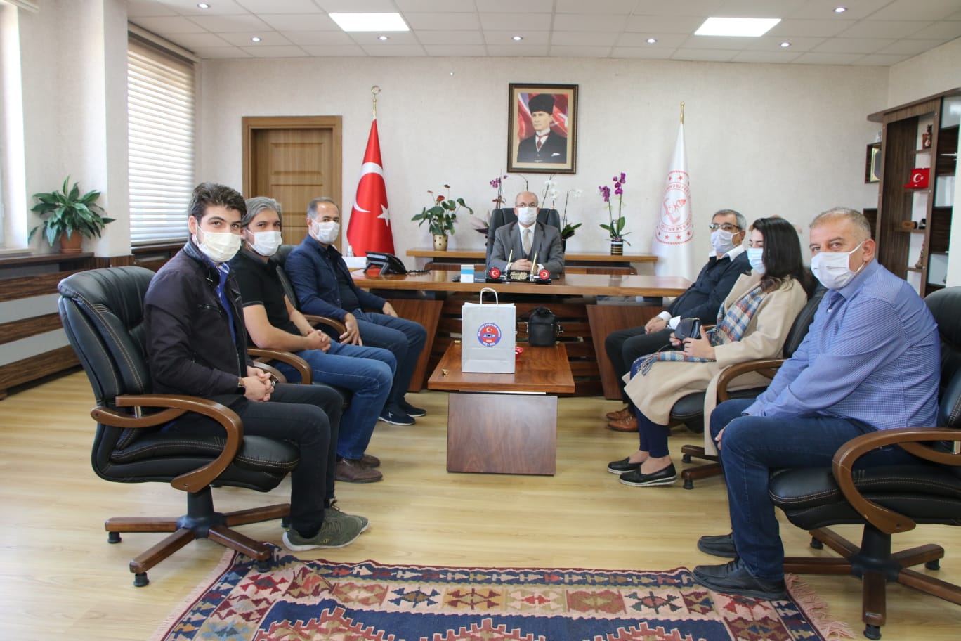 İl Milli Eğitim Müdürümüz Sayın: Ahmet Sami DURGUN’u Makamında Ziyaret Ettik.