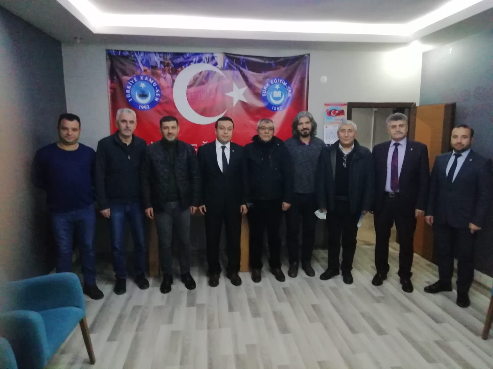 Türk Eğitim Sen 2 Nolu Şube’nin Genel Kurulu’nda Başkanlığı kazanan Sn. Ramazan SIDAR ve yönetimine hayırlı olsun ziyaretinde bulunuldu.