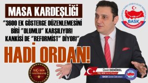 DEMİREL: “3600 Ek Göstergenin Kapsamının Genişletilmesi İçin Önce MECLİSTE, Sonra Alanlarda Olacağız!”