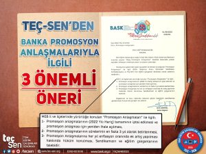 TEÇ -SEN GENEL MERKEZİNDEN PROMOSYON İÇİN ÖNERİ…