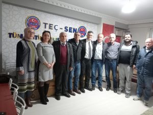 ZAFER PARTİSİ İL TEŞKİLATI SENDİKAMIZI ZİYARET ETTİLER