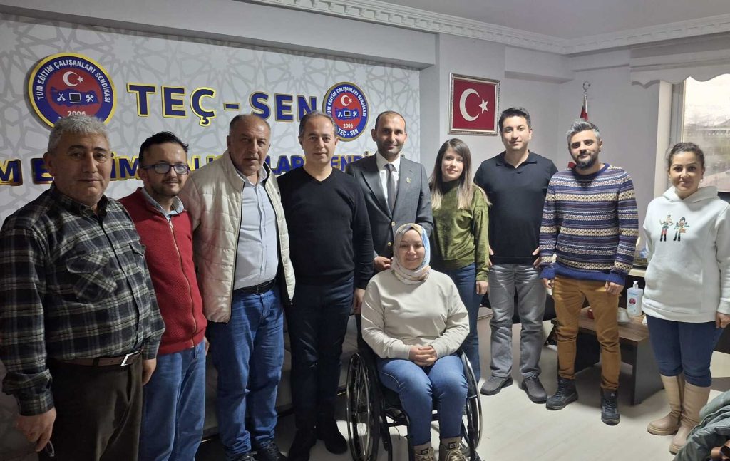 EĞİTİMİN GÜCÜ SENDİKASI KAYSERİ ŞUBESİ SENDİKAMIZI ZİYARET ETTİ