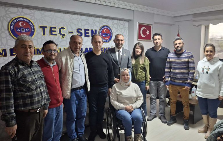 EĞİTİMİN GÜCÜ SENDİKASI KAYSERİ ŞUBESİ SENDİKAMIZI ZİYARET ETTİ