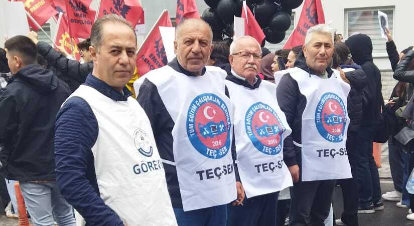 1 MAYIS EMEK VE DAYANIŞMA GÜNÜ KUTLAMALARINA TEÇ-SEN KAYSERİ ŞUBESİ DE KATILDI