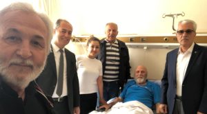 TEÇ-SEN KAYSERİ ŞUBESİNDEN OSMAN KARACAYA GEÇMİŞ OLSUN ZİYARETİ